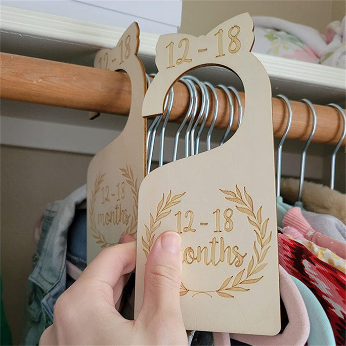 Wooden Baby Clothes Size Hanger Dividers Organizer3.jpg